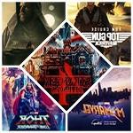 《怪奇物语4》(Stranger Things 4)、《雷神》(Thor)、《欧比旺·克诺比》(Obi-Wan Kenobi)、《哈利波特》(哈利波特)等电影海报. Marvel', and 'Top Gun: Maverick'.